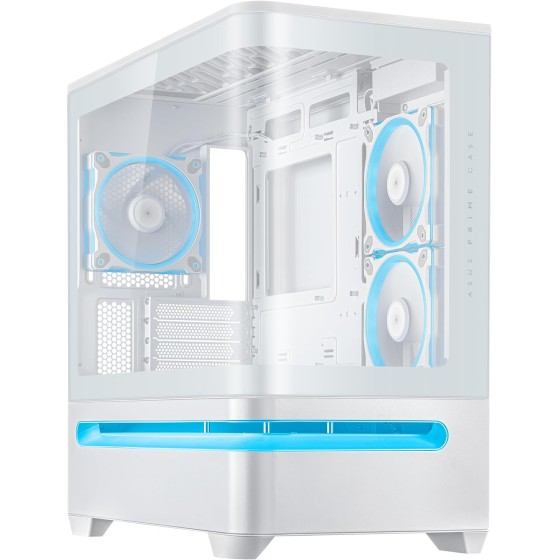 ASUS Prime AP202 White ARGB mATX Case