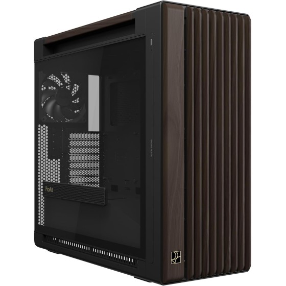 ASUS ProArt PA602 Wood Edition Modern Black E-ATX computer case