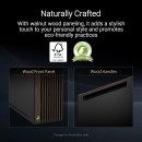 ASUS ProArt PA602 Wood Edition Modern Black E-ATX computer case