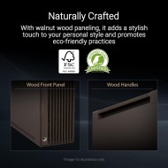 ASUS ProArt PA602 Wood Edition Retro Brown E-ATX computer case