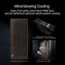 ASUS ProArt PA602 Wood Edition Retro Brown E-ATX Mid-Tower Case with Tempered Glass, 440 mm GPU Support, 420 mm Radiator & 3 Pre-Installed Fans, Removable Dust Filters