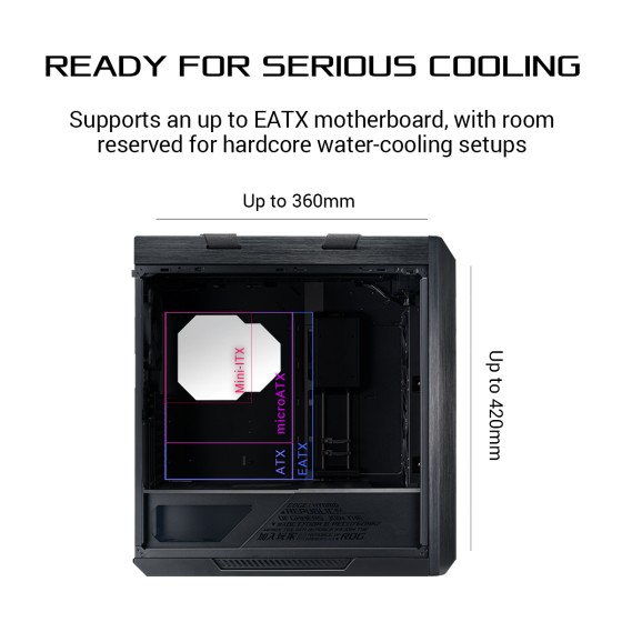 ASUS ROG Strix Helios GX601 RGB Aura Sync EATX gaming cabinet