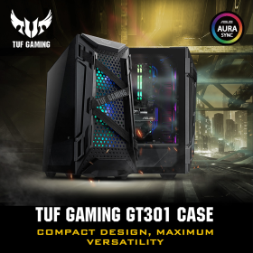 ASUS TUF Gaming GT301 ATX Mid-Tower Compact Case ASUS TUF Gaming GT301 ATX Mid-Tower Compact Case