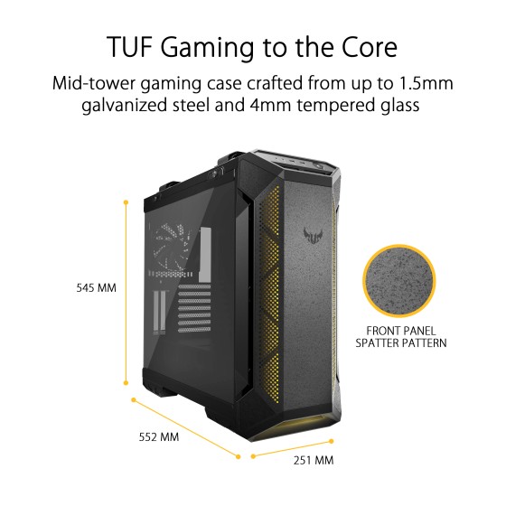 ASUS TUF Gaming GT501 EATX Tempered Glass Cabinet