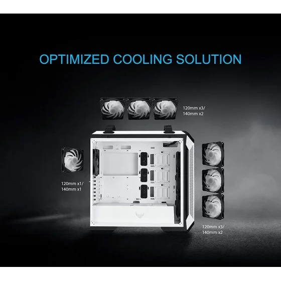 ASUS TUF Gaming GT501 White Edition Cabinet ASUS TUF Gaming GT501 White Edition Cabinet