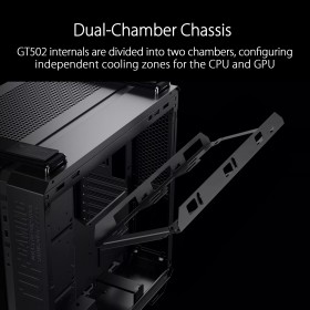 ASUS TUF Gaming GT502 Black Dual-Chamber PC Case