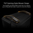 ASUS TUF Gaming GT502 Black It’s Wonderfully Split! with Dual Chamber Chassis, Panoramic View​, Front Panel High-Speed USB Type-C​ and Tool-Free Side Panels