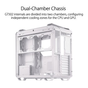 ASUS TUF Gaming GT502 White Dual-Chamber PC Case ASUS TUF Gaming GT502 White Dual-Chamber PC Case