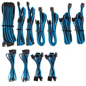 Corsair Premium Individually Sleeved PSU Pro Cables (Blue&BLACK)