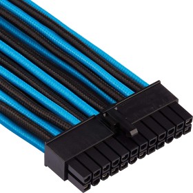 Corsair Premium Individually Sleeved PSU Pro Cables (Blue&BLACK) Corsair Premium Individually Sleeved PSU Pro Cables (Blue&BLACK)