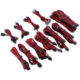 Corsair Premium Individually Sleeved PSU Pro Cables Red And Black