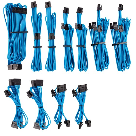 Corsair Premium Individually Sleeved PSU Pro Cables (Blue)