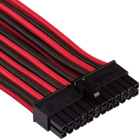 Corsair Premium Individually Sleeved PSU Pro Cables Red And Black Corsair Premium Individually Sleeved PSU Pro Cables Red And Black