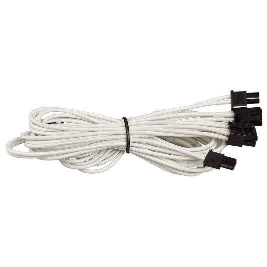 Corsair Premium PSU Sleeved Cables (White)