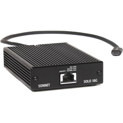 Sonnet Solo10G TB3 product image Sonnet Solo10G Thunderbolt 10Gb Ethernet Adapter at NationalPC India