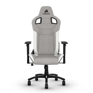 Corsair T3 RUSH Fabric Gaming Chair Grey/White
