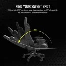 Corsair TC100 RELAXED Gaming Chair - Leatherette Black