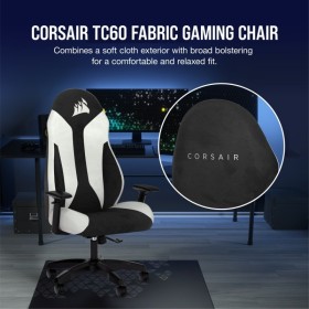 CORSAIR Gaming Chair TC60 Relaxed Fit White CORSAIR Gaming Chair TC60 Relaxed Fit White