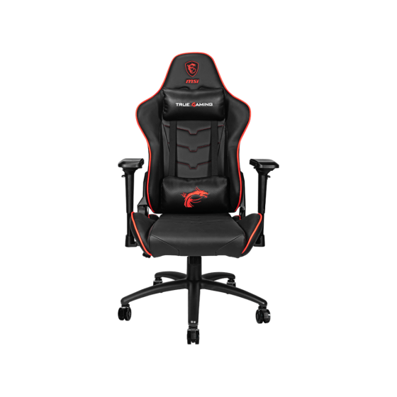 MSI MAG CH120 X Gaming Chair with Complete steel frame,180° fully reclinable backrest,4D Multi-Adjustable Armrests and seat