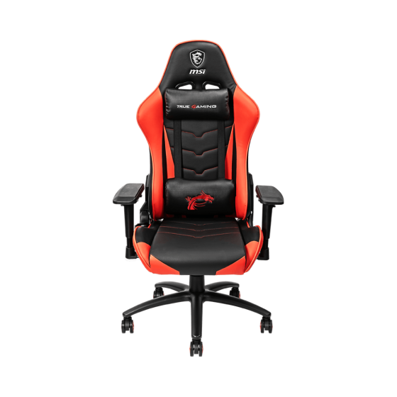 MSI MAG CH120 Gaming Chair with Complete steel frame,180° fully reclinable backrest,4D Multi-Adjustable Armrests and seat