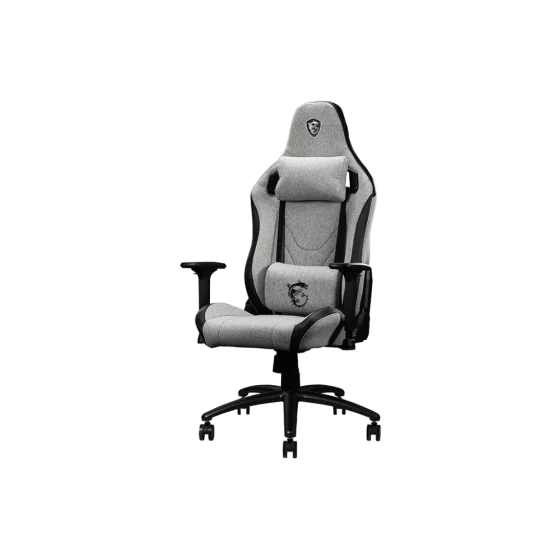 MSI MAG CH130 I Fabric Gray Gaming Chair with Unparalleled Comfort,Premium Materialals,165° reclinable, Adjustable neck & lumbar support cusions MSI MAG CH130 I Fabric Gray Gaming Chair with Unparalleled Comfort,Premium Materialals,165° reclinable, Adjustable neck & lumbar support cusions