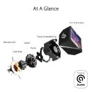 ASUS ROG Ryujin II 360 all-in-one liquid CPU cooler with 7th Generation Asetek pump, 3.5" LCD, Noctua Industrial PPC radiator fans and an embedded fan for the CPU socket area ASUS ROG Ryujin II 360 all-in-one liquid CPU cooler with 7th Generation Asetek pump, 3.5" LCD, Noctua Industrial PPC radiator fans and an embedded fan for the CPU socket area