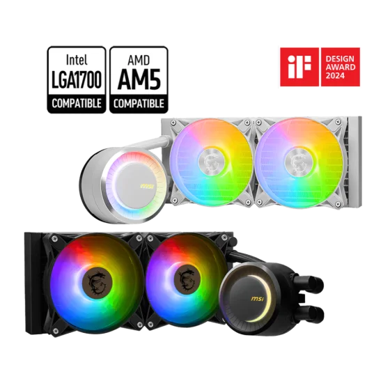 MSI MAG Coreliquid E240 Black ARGB CPU Liquid Cooler