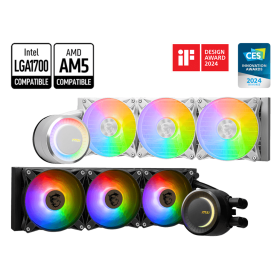 MSI MAG Coreliquid E360 Black ARGB CPU Liquid Cooler