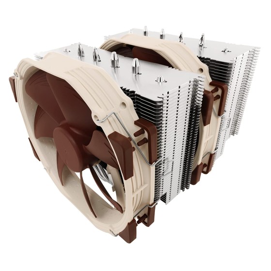 Noctua NH-D15 Brown CPU Air Cooler with 6 heatpipe Dual Tower Design 140 mm Fan with PWM Intel LGA2066, LGA2011-0 & LGA2011-3, 1200, 1156, 1155, 1151, 1150 I AMD AM2, AM2+, AM3, AM3+, FM1, FM2, FM2+
