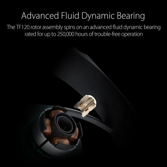 ASUS TUF Gaming TF120 ARGB Black chassis fan delivers high performance and durability in a rainbow of color | Triple Pack with ARGB Controller ASUS TUF Gaming TF120 ARGB Black chassis fan delivers high performance and durability in a rainbow of color | Triple Pack with ARGB Controller