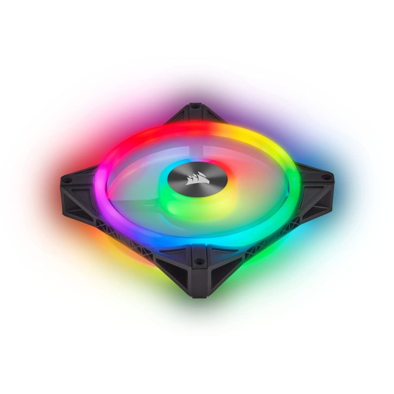 Corsair QL140 Pro RGB Dual Fan Kit with Lighting Node Core