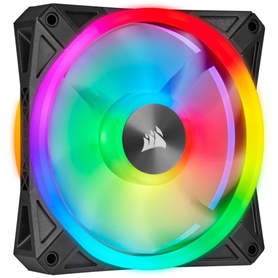 Corsair QL140 Pro RGB Dual Fan Kit with Lighting Node Core