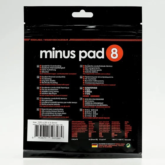 Thermal Grizzly Minus Pad 8 120 x 20 x 0.5 mm Thermal Grizzly Minus Pad 8 120 x 20 x 0.5 mm