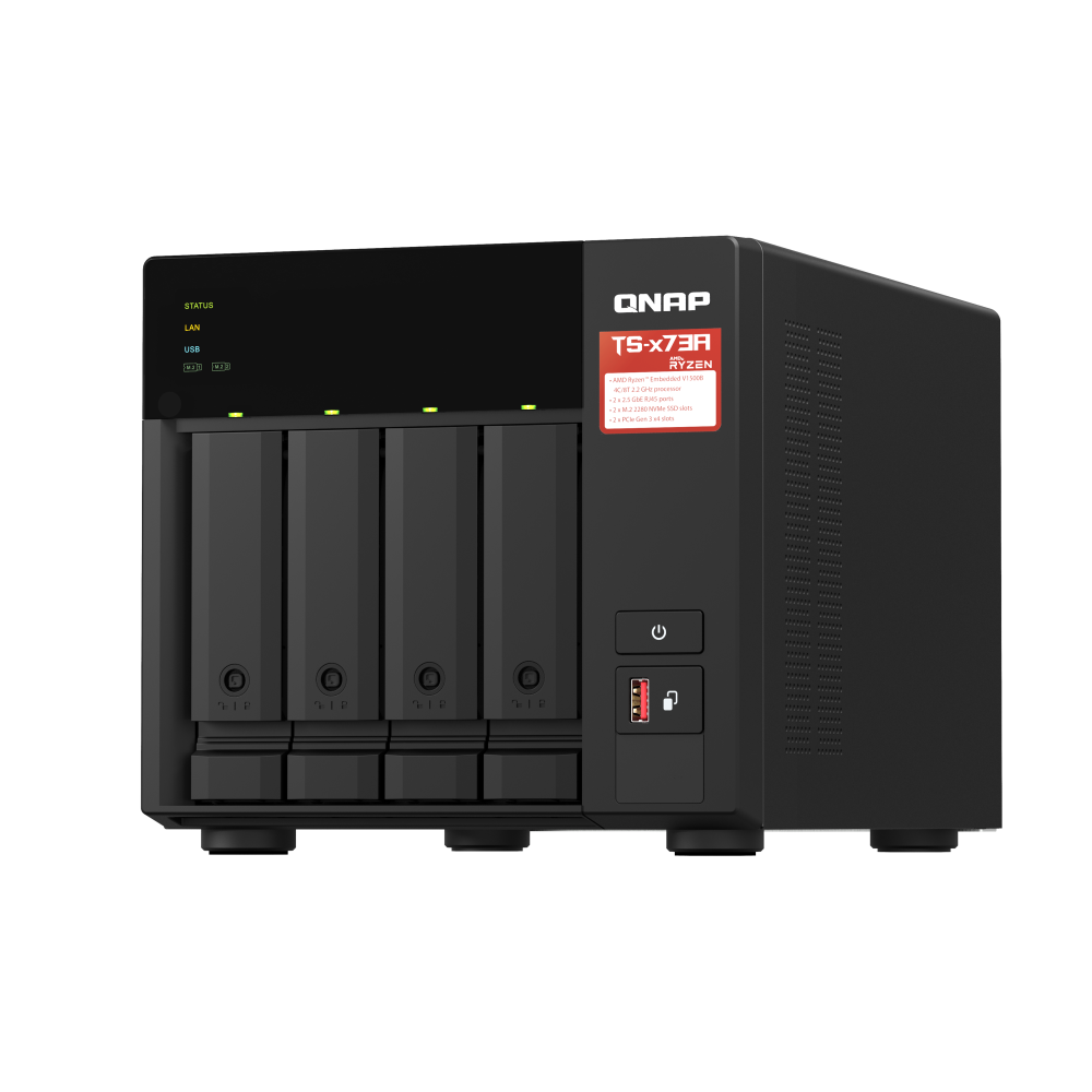 QNAP TS-473A-8G 4 Bay quad-core NAS Storage