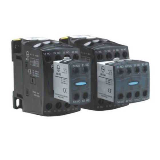 L&T MO0 22E Auxiliary Contactors with Same add-on aux. contact block in MO0 as of MO power contactors,Common coil for 50 & 60Hz application and Inbuilt Surge Suppressor in MO0 DC