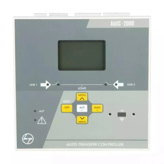 L&T AuXC-2000 Automatic Transfer Controllers Can be used along with ACB, Motorised MCCBs, MCX contactors & Motorised Changeover switches