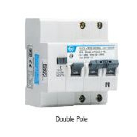 L&T Tipper RCBO Double Pole 25A-2P Earth Leakage+Miniature Circuit Brack-EL+MCB(RCBO) 30-mA with Conforms to IS 12640-2, IEC 61009-1,Combination of ELCB & MCB (EL+MCB) offers 3 in 1 protection and Both MCB and ELCB side knobs trip