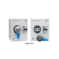 L&T Tipper 30A Plug & Socket DBs Singel Door