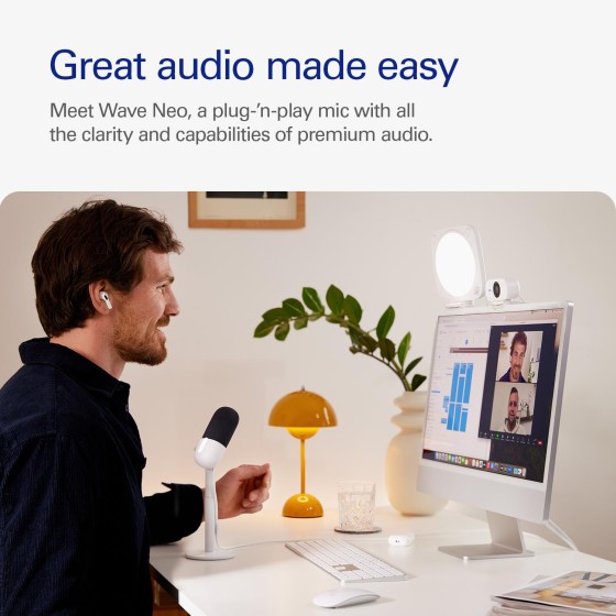 Elgato Wave Neo – USB Microphone for PC or Mac