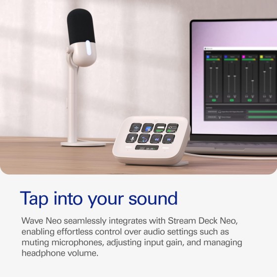 Elgato Wave Neo – USB Microphone for PC or Mac