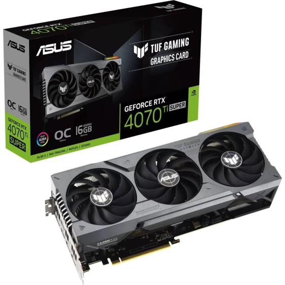 Asus TUF Gaming RTX 4070 Ti Super BTF White OC Edition 16GB GPU