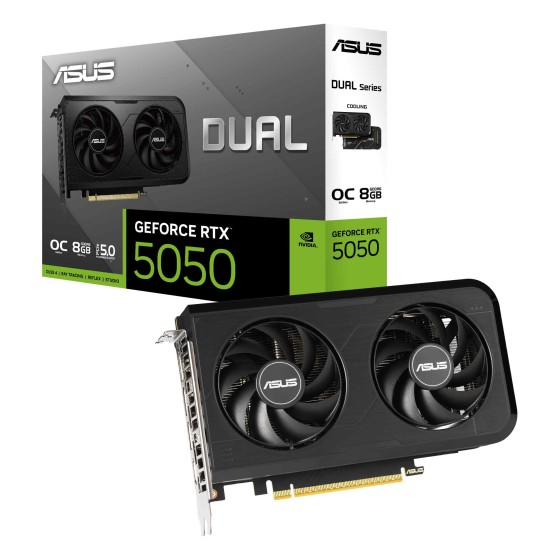 ASUS DUAL GeForce RTX5050 8GB GDDR6 OC Edition GPU ASUS DUAL GeForce RTX5050 8GB GDDR6 OC Edition GPU