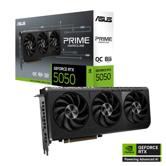 ASUS PRIME GeForce RTX5050 8GB GDDR6 OC Edition GPU ASUS PRIME GeForce RTX5050 8GB GDDR6 OC Edition GPU