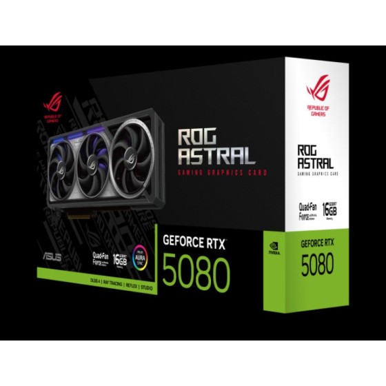 ASUS ROG Astral GeForce RTX 5080 16GB GDDR7 GPU