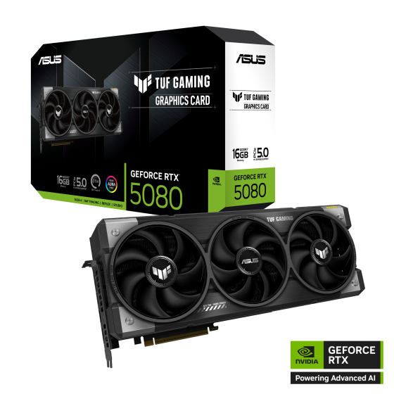 ASUS TUF Gaming GeForce RTX 5080 16GB GDDR7 GPU ASUS TUF Gaming GeForce RTX 5080 16GB GDDR7 GPU