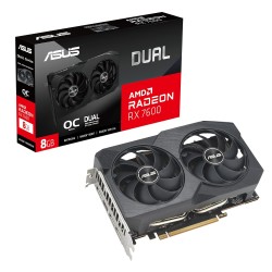 Asus Dual RX 7600 V2 OC Edition 8GB Graphics Card Asus Dual RX 7600 V2 OC Edition 8GB Graphics Card