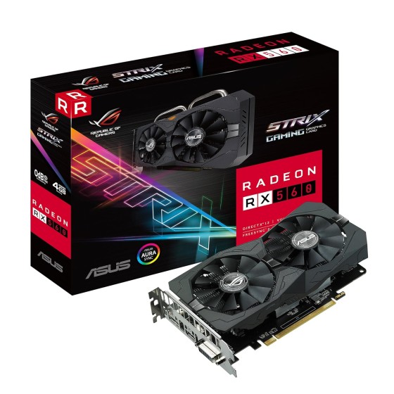 Asus ROG Strix Radeon RX 560 V2 4GB Gaming Graphics Card