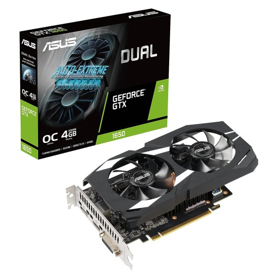 Asus Dual GeForce® GTX 1650 V2 OC Edition 4GB GDDR6 Graphics Card