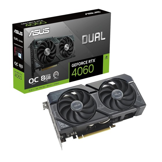 Asus Dual GeForce RTX™ 4060 OC Edition 8GB GDDR6 Graphics Card