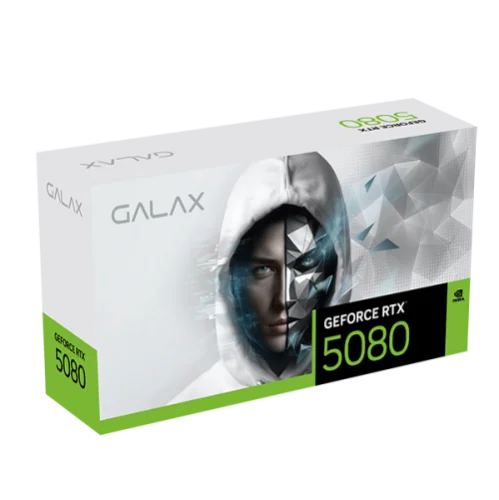 GALAX GeForce RTX 5080 1-Click OC White 16GB GDDR7 GPU GALAX GeForce RTX 5080 1-Click OC White 16GB GDDR7 GPU